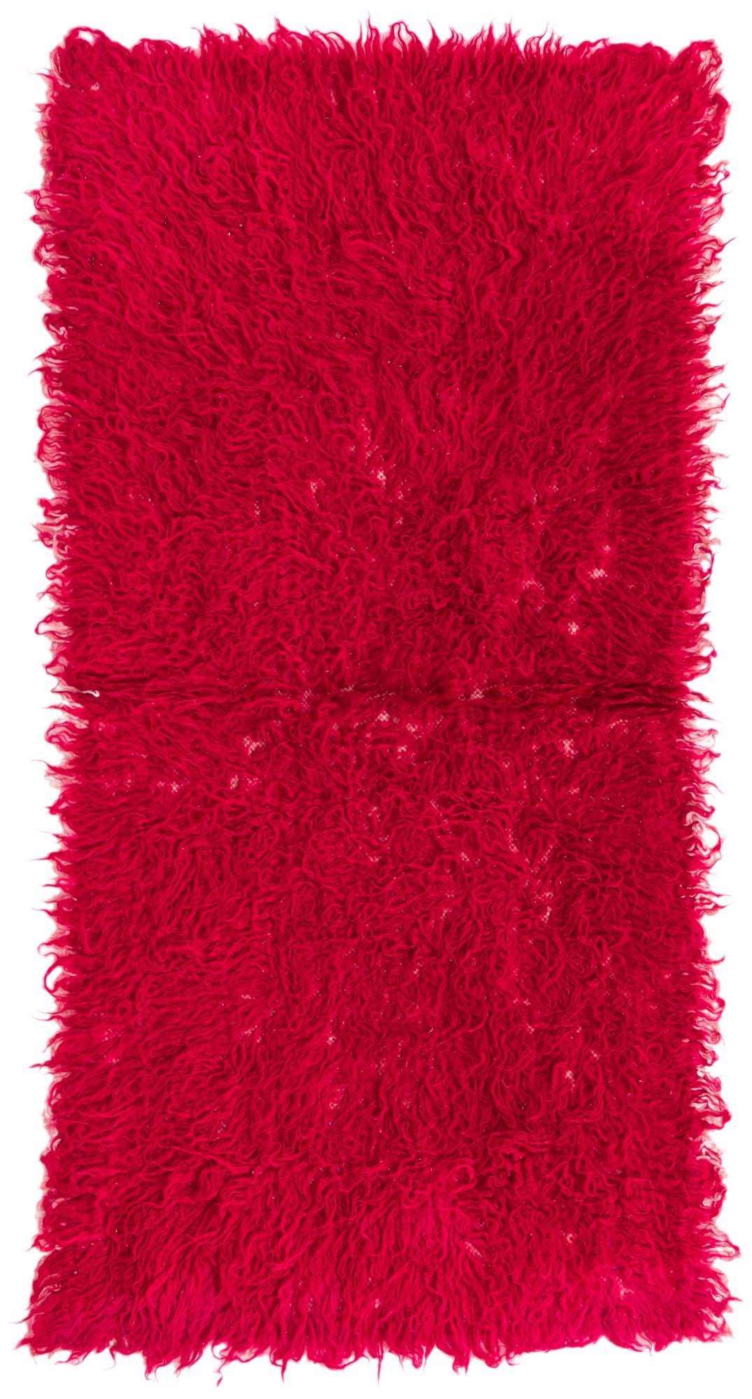 2' 1 x 4' 3 Hand Knotted Moroccan Wool Rug