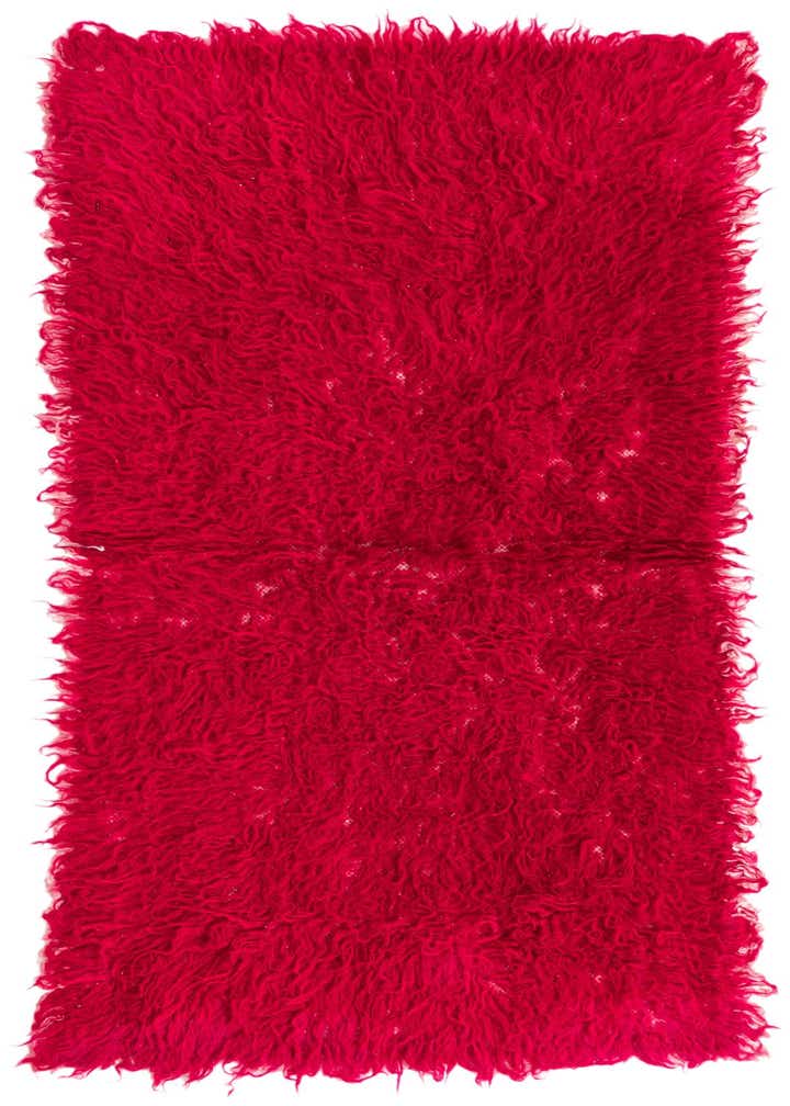 2' 1 x 4' 3 Hand Knotted Moroccan Wool Rug