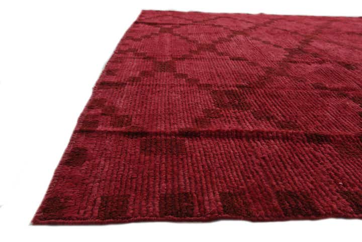 8' x 9' Hand Knotted Moroccan Wool Rug