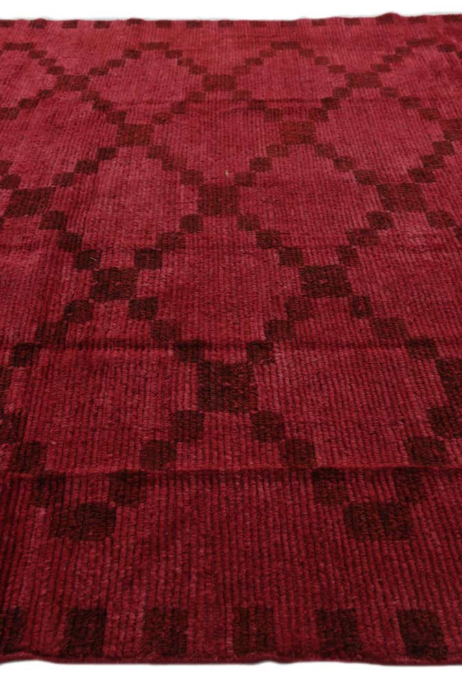 8' x 9' Hand Knotted Moroccan Wool Rug