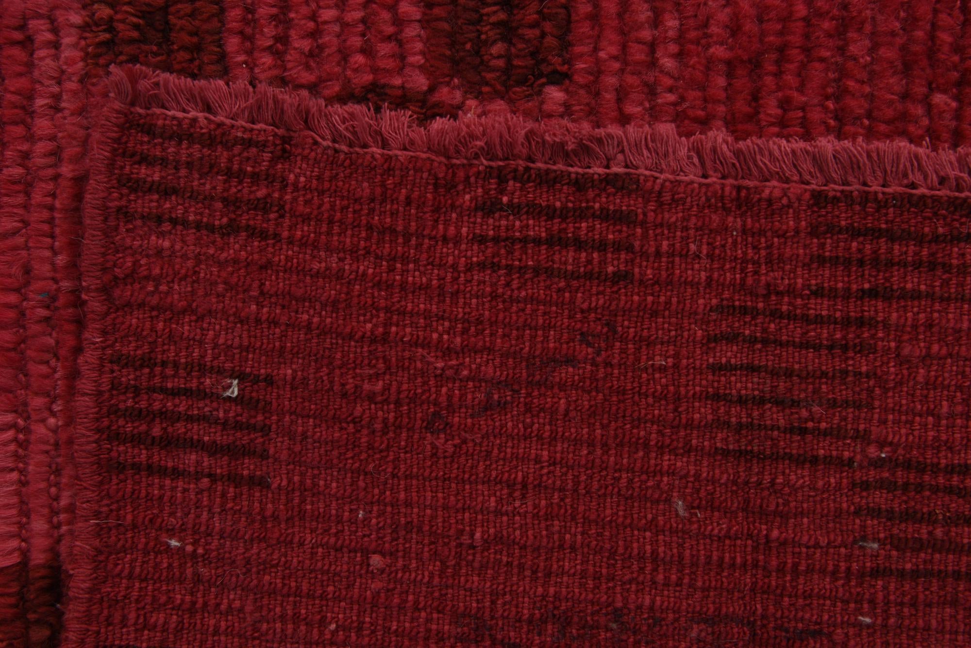 8' x 9' Hand Knotted Moroccan Wool Rug
