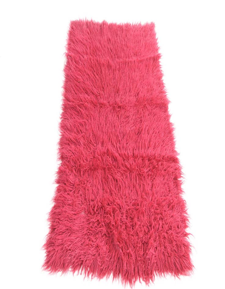 Detail image of 2' 9 x 5'  Hand Knotted Moroccan Wool Rug