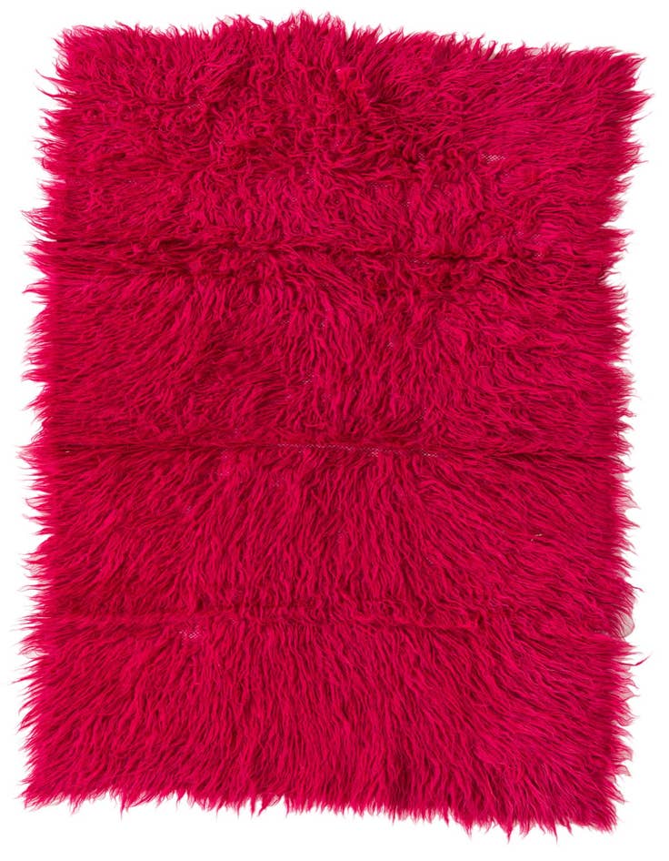 Detail image of 2' 9 x 5' Hand Knotted Moroccan Wool Rug