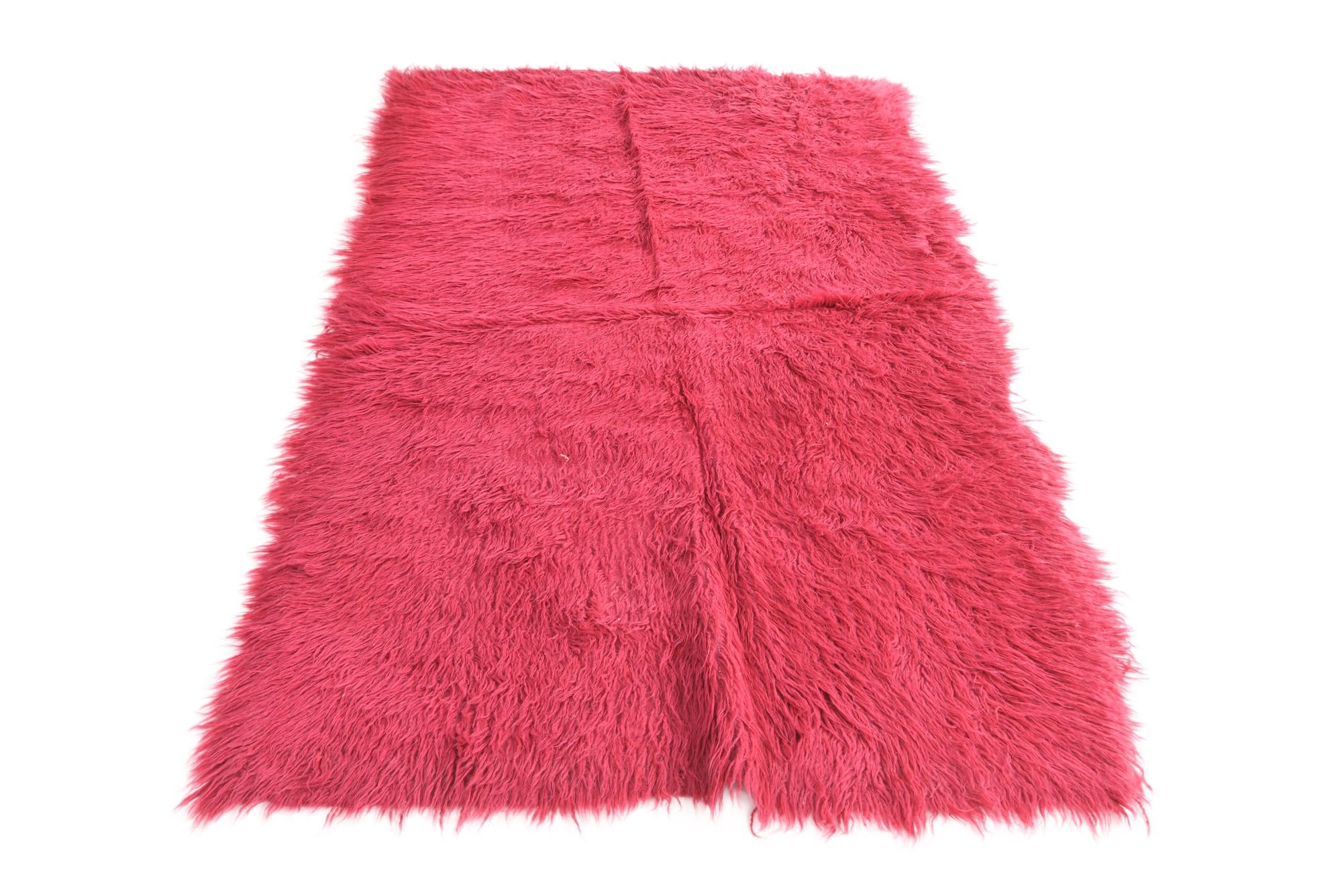 3' 10 x 6' 6 Hand Knotted Moroccan Wool Rug