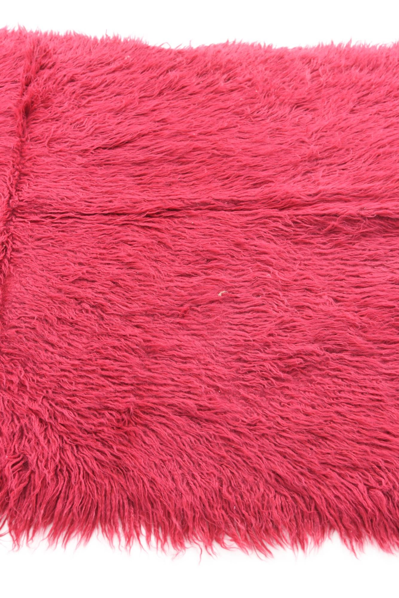 3' 10 x 6' 6 Hand Knotted Moroccan Wool Rug