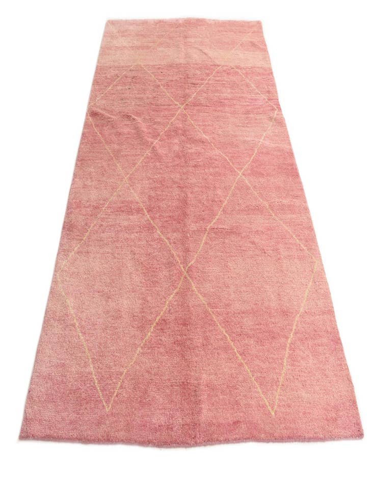 Detail image of 5' 7 x 8' 3  Hand Knotted Moroccan Wool Rug