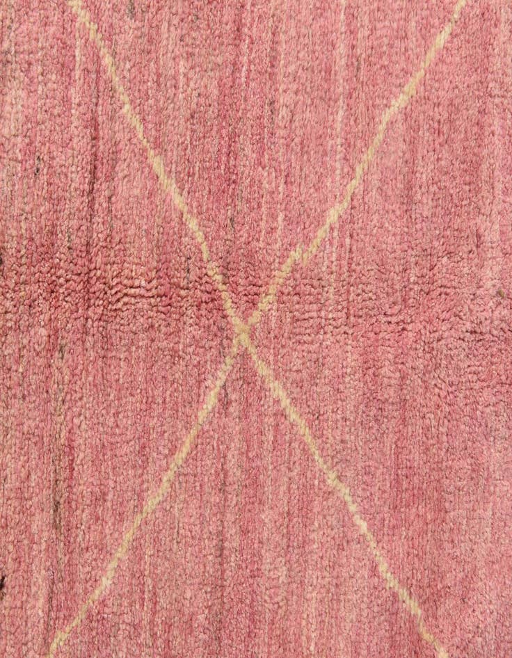 Detail image of 5' 7 x 8' 3  Hand Knotted Moroccan Wool Rug