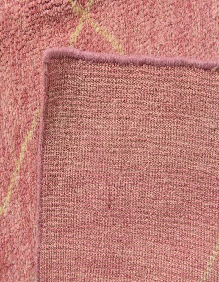 Detail image of 5' 7 x 8' 3  Hand Knotted Moroccan Wool Rug