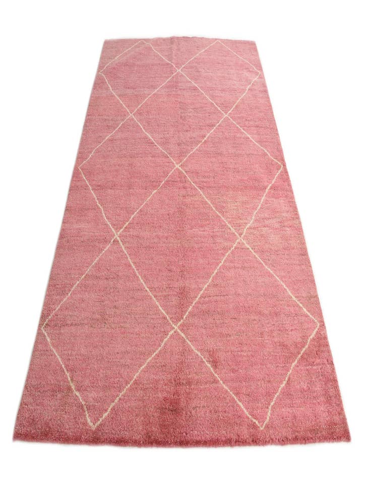 Detail image of 5' 8 x 8' Hand Knotted Moroccan Wool Rug