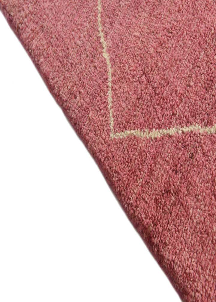 5' 8 x 8' Hand Knotted Moroccan Wool Rug