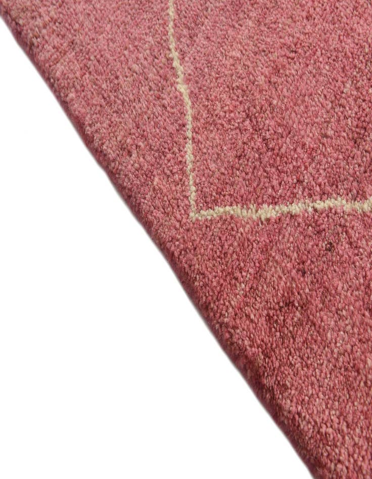 Detail image of 5' 8 x 8'  Hand Knotted Moroccan Wool Rug