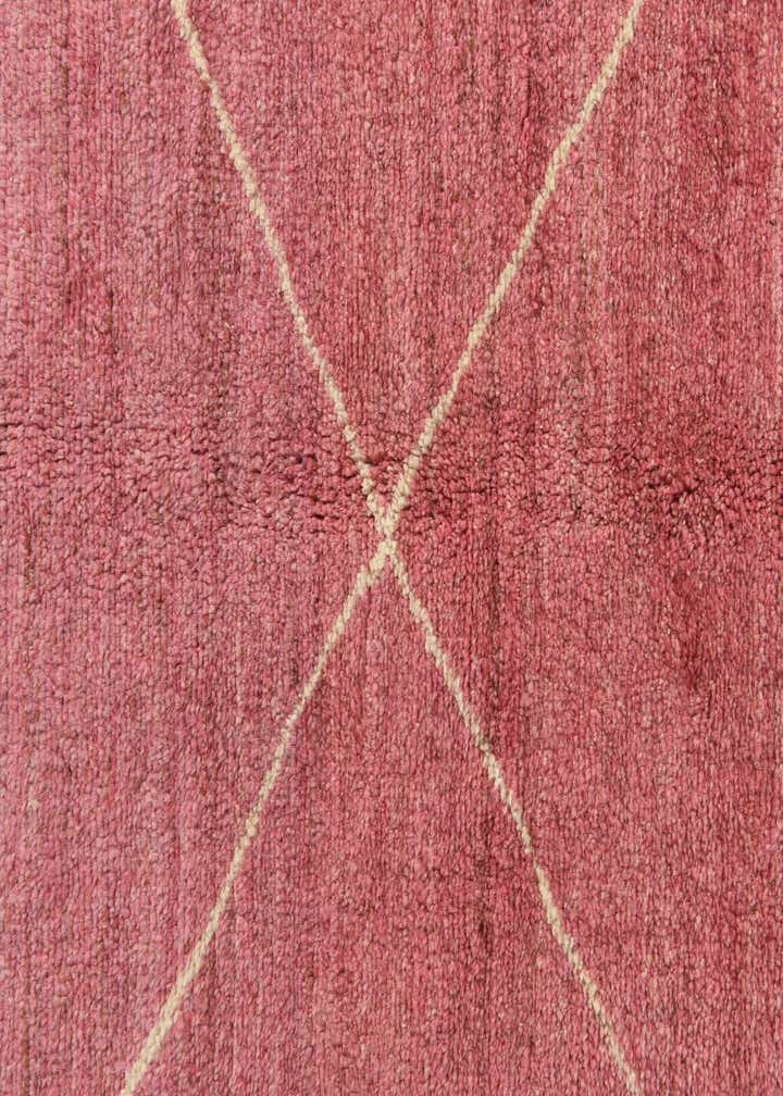 5' 8 x 8' Hand Knotted Moroccan Wool Rug