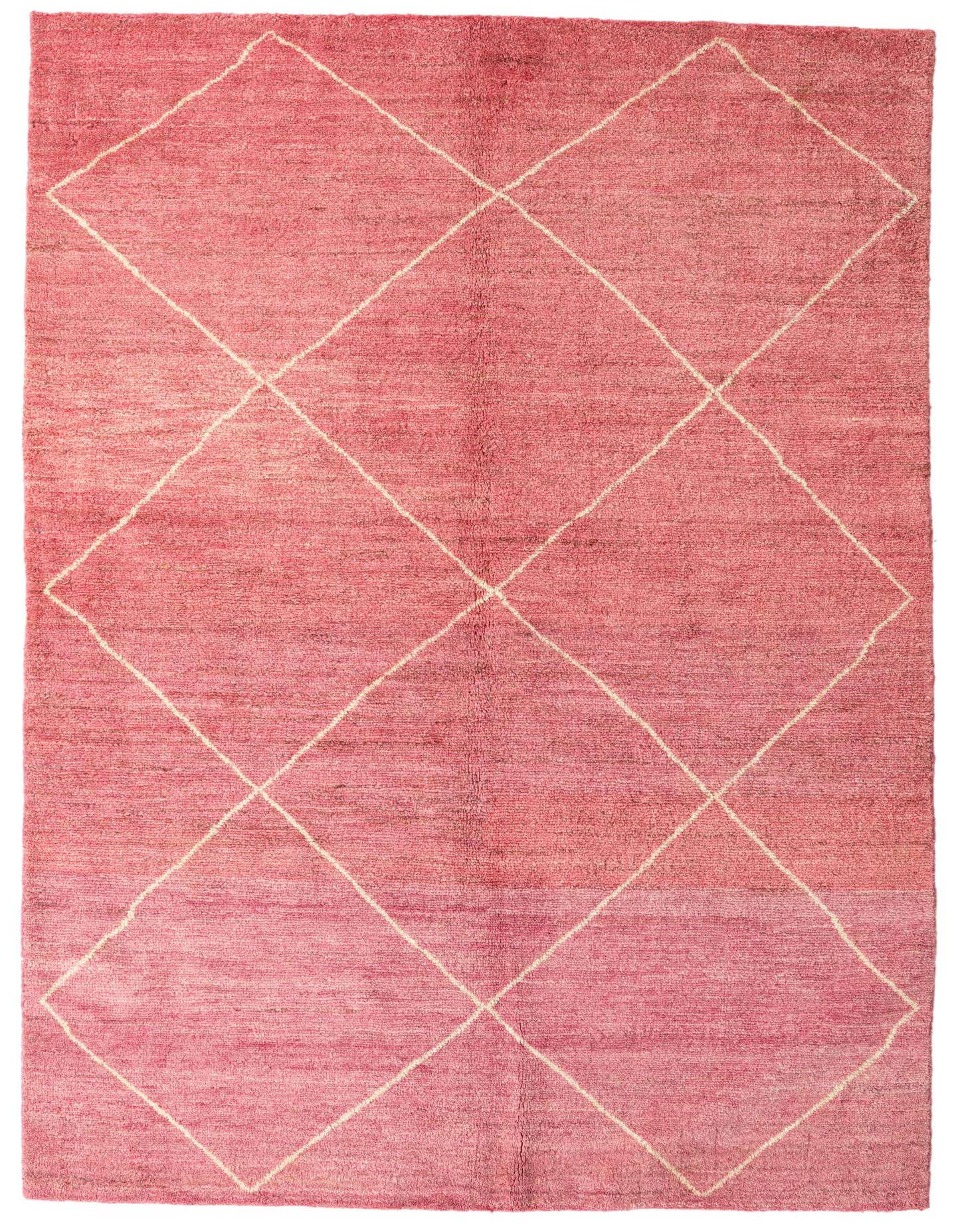 5' 8 x 8' Hand Knotted Moroccan Wool Rug