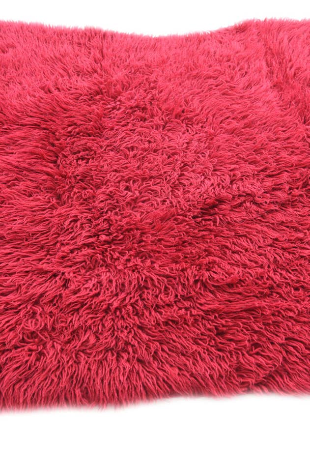 Detail image of 3' 10 x 4' 5 Hand Knotted Moroccan Wool Rug