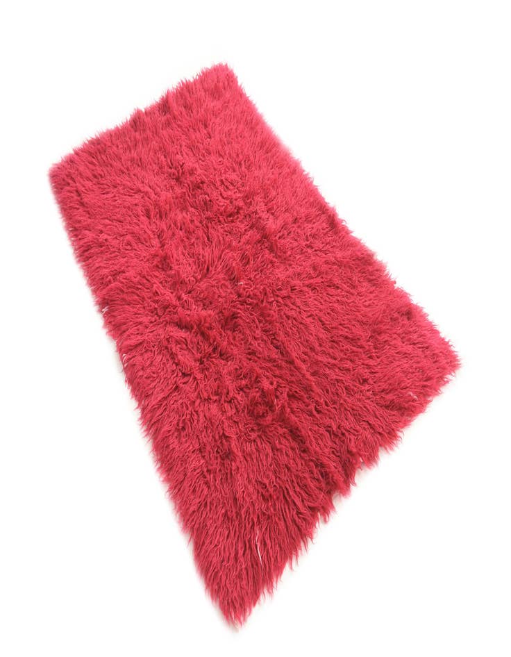 Detail image of 3' 4 x 5' 4  Hand Knotted Moroccan Wool Rug