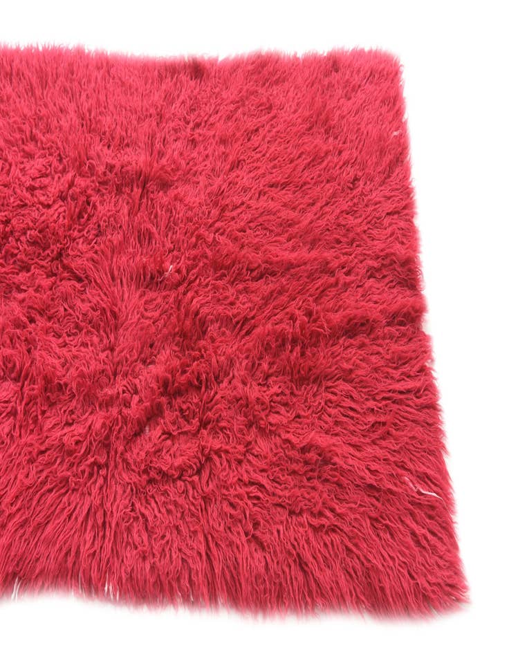 Detail image of 3' 4 x 5' 4  Hand Knotted Moroccan Wool Rug