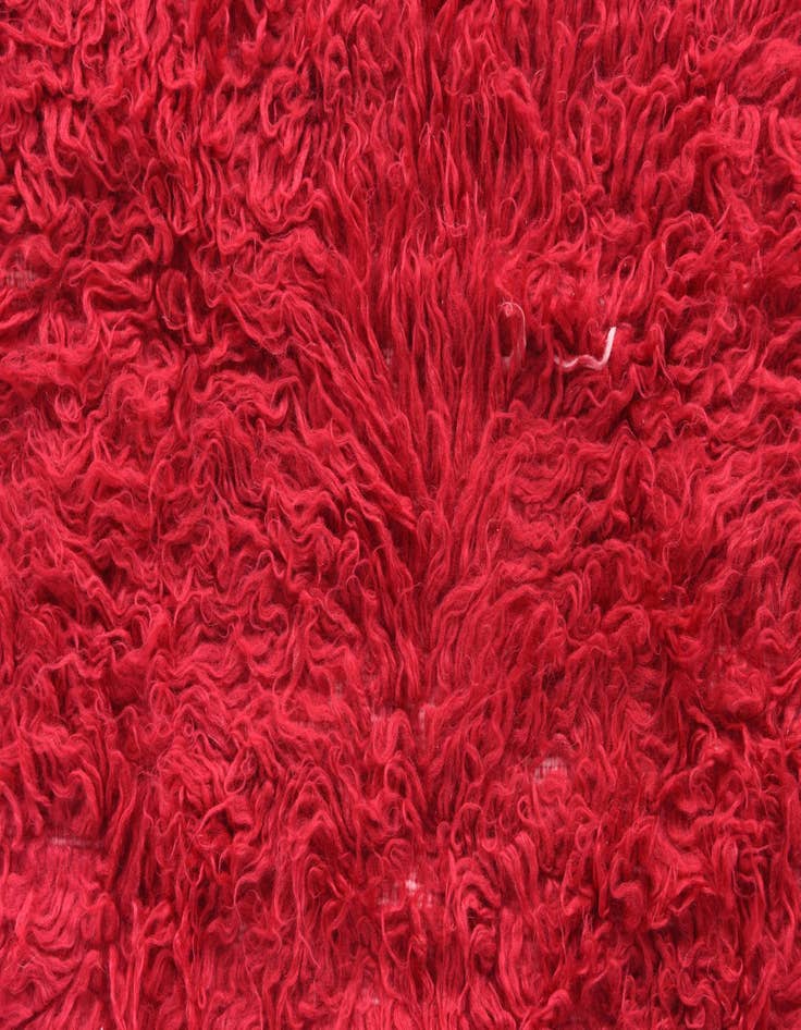 Detail image of 3' 4 x 5' 4  Hand Knotted Moroccan Wool Rug