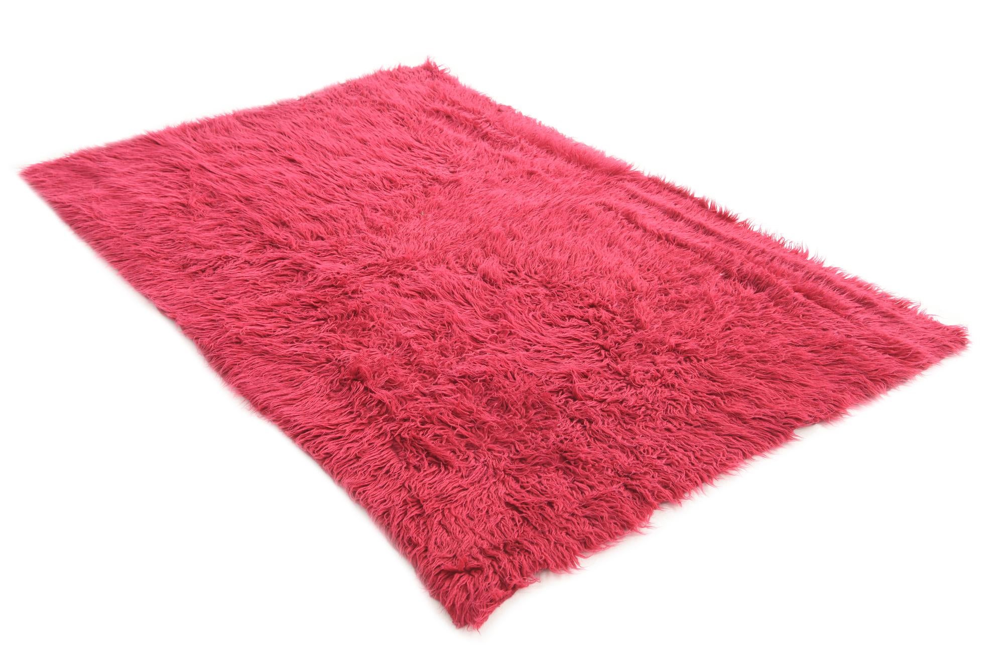 4' 4 x 6' 7 Hand Knotted Moroccan Wool Rug