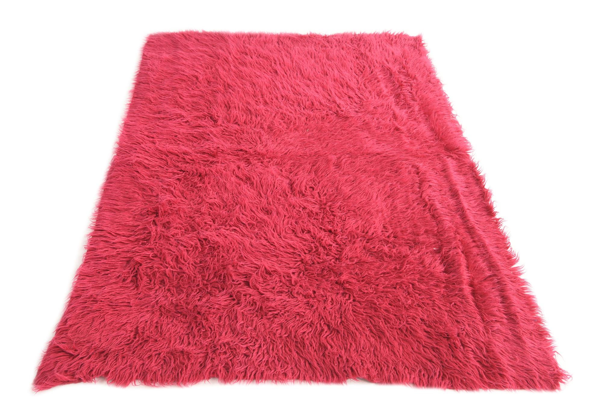4' 4 x 6' 7 Hand Knotted Moroccan Wool Rug
