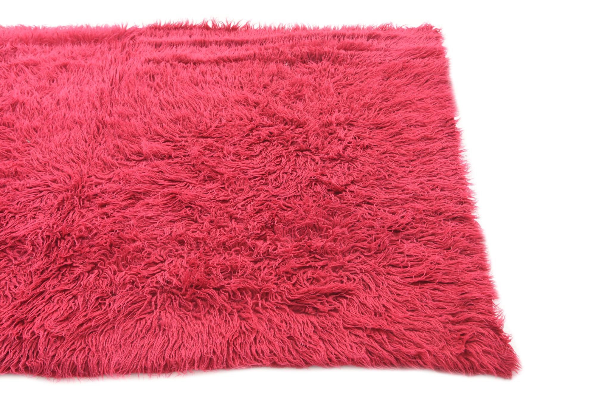 4' 4 x 6' 7 Hand Knotted Moroccan Wool Rug