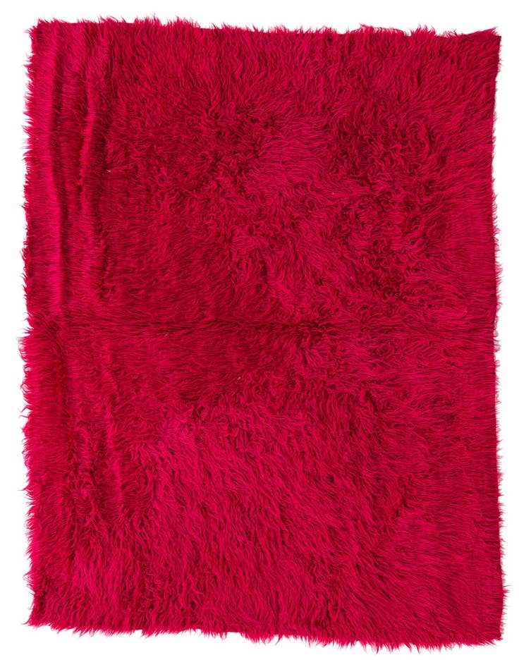 Detail image of 4' 4 x 6' 7 Hand Knotted Moroccan Wool Rug