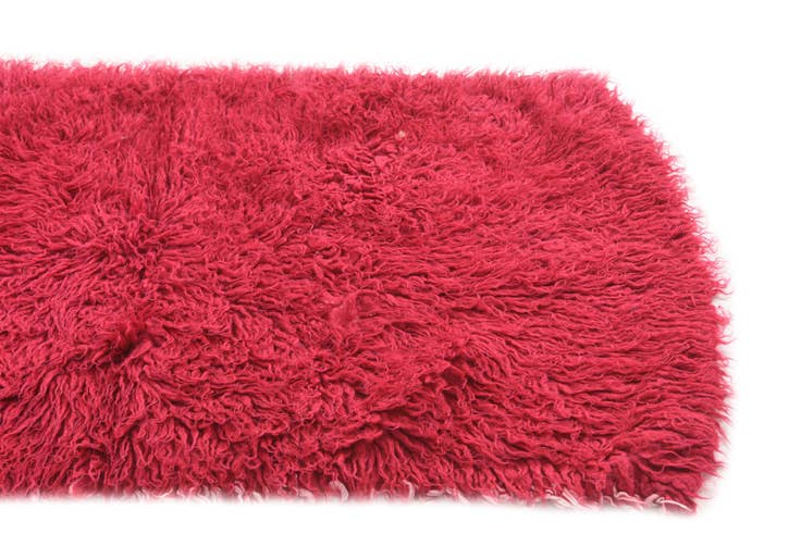 Detail image of 2' 4 x 4' 6 Hand Knotted Moroccan Wool Rug