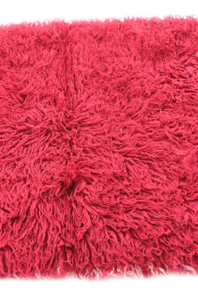 2' 4 x 4' 6 Hand Knotted Moroccan Wool Rug