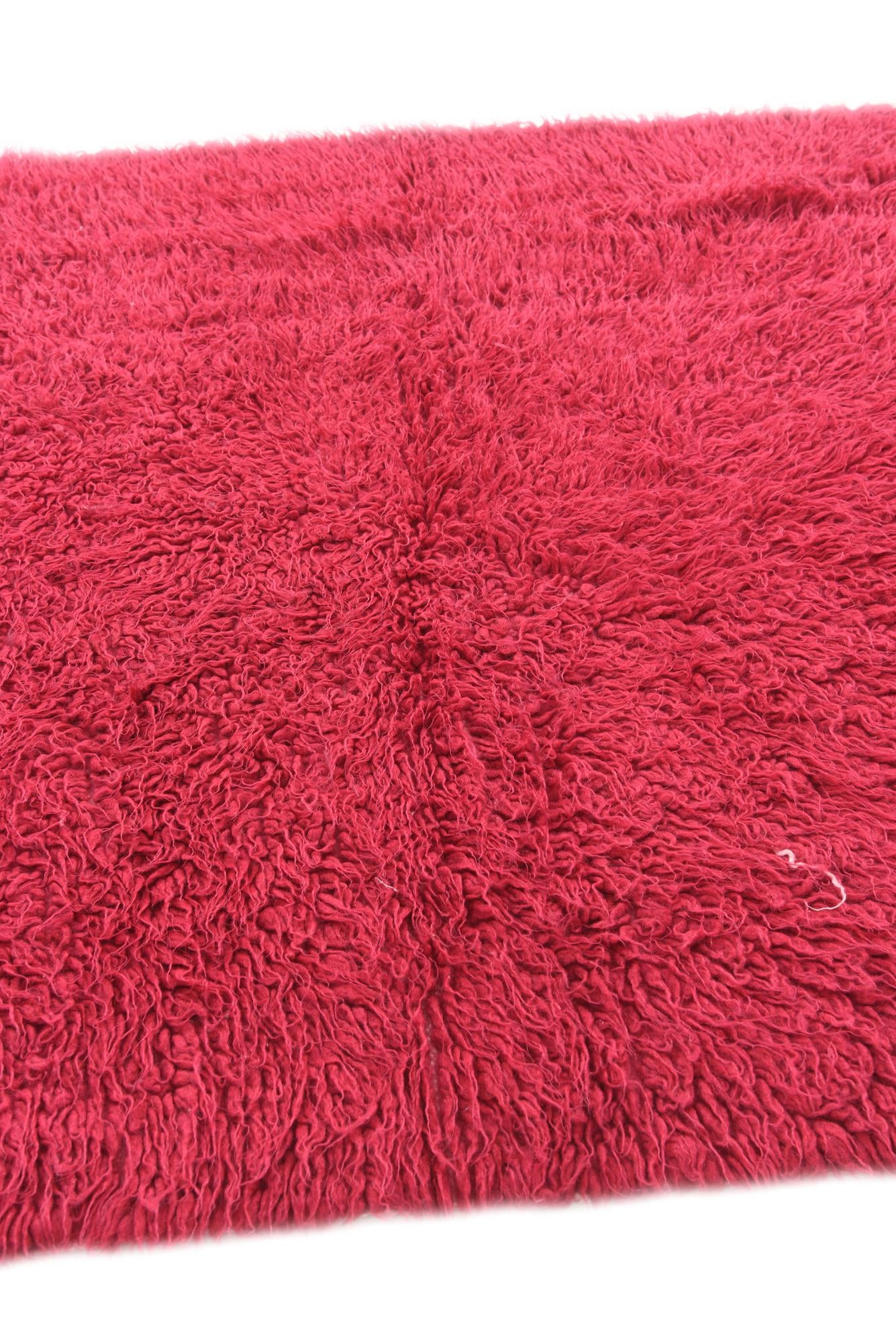4' 5 x 6' 7 Hand Knotted Moroccan Wool Rug
