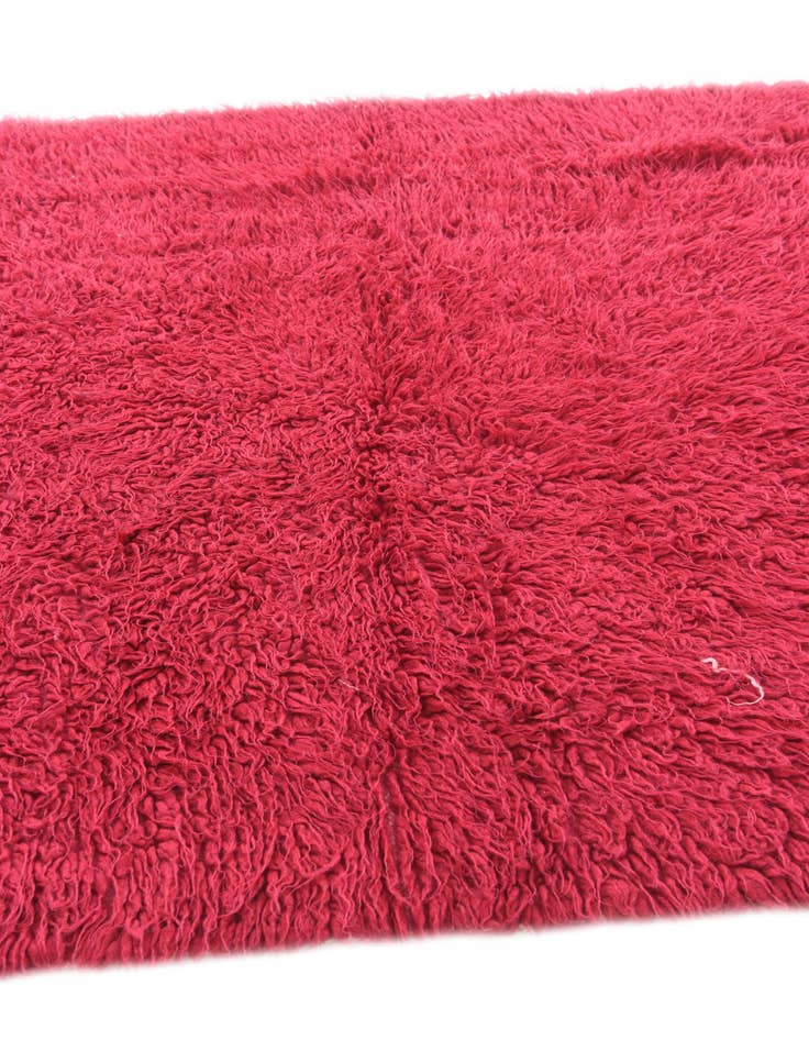 Detail image of 4' 5 x 6' 7  Hand Knotted Moroccan Wool Rug