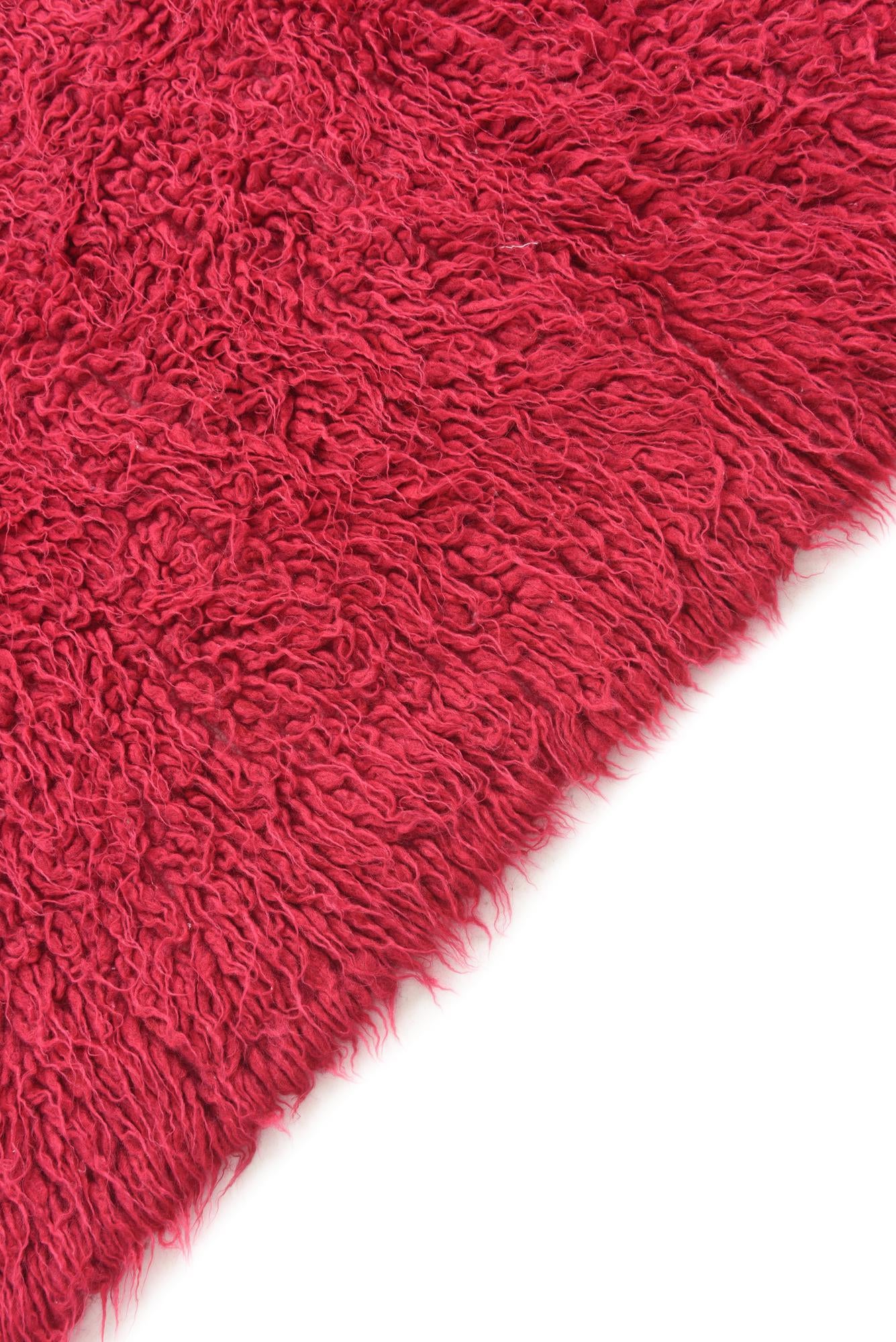 4' 5 x 6' 7 Hand Knotted Moroccan Wool Rug