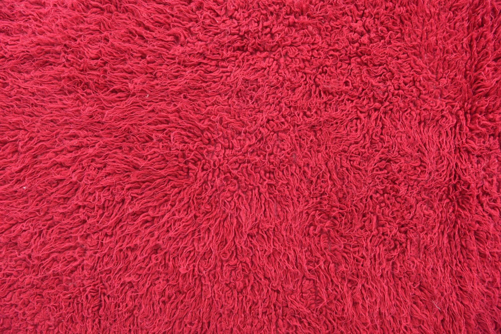 4' 5 x 6' 7 Hand Knotted Moroccan Wool Rug
