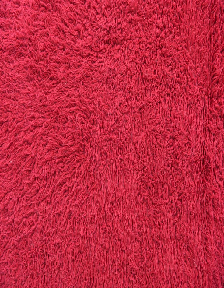 Detail image of 4' 5 x 6' 7  Hand Knotted Moroccan Wool Rug