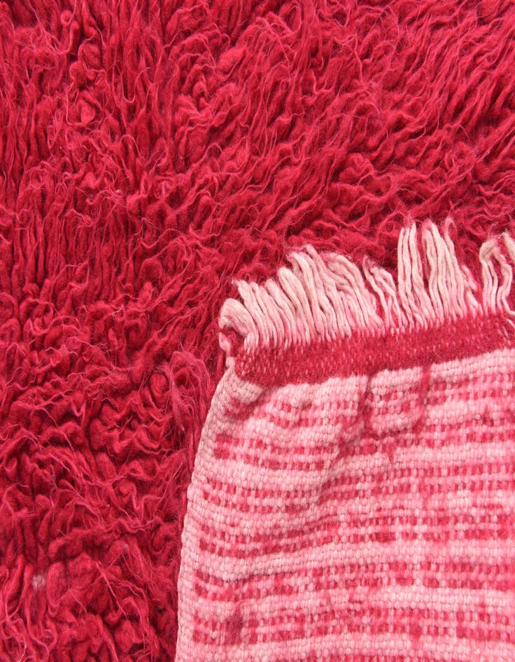 Detail image of 4' 5 x 6' 7  Hand Knotted Moroccan Wool Rug