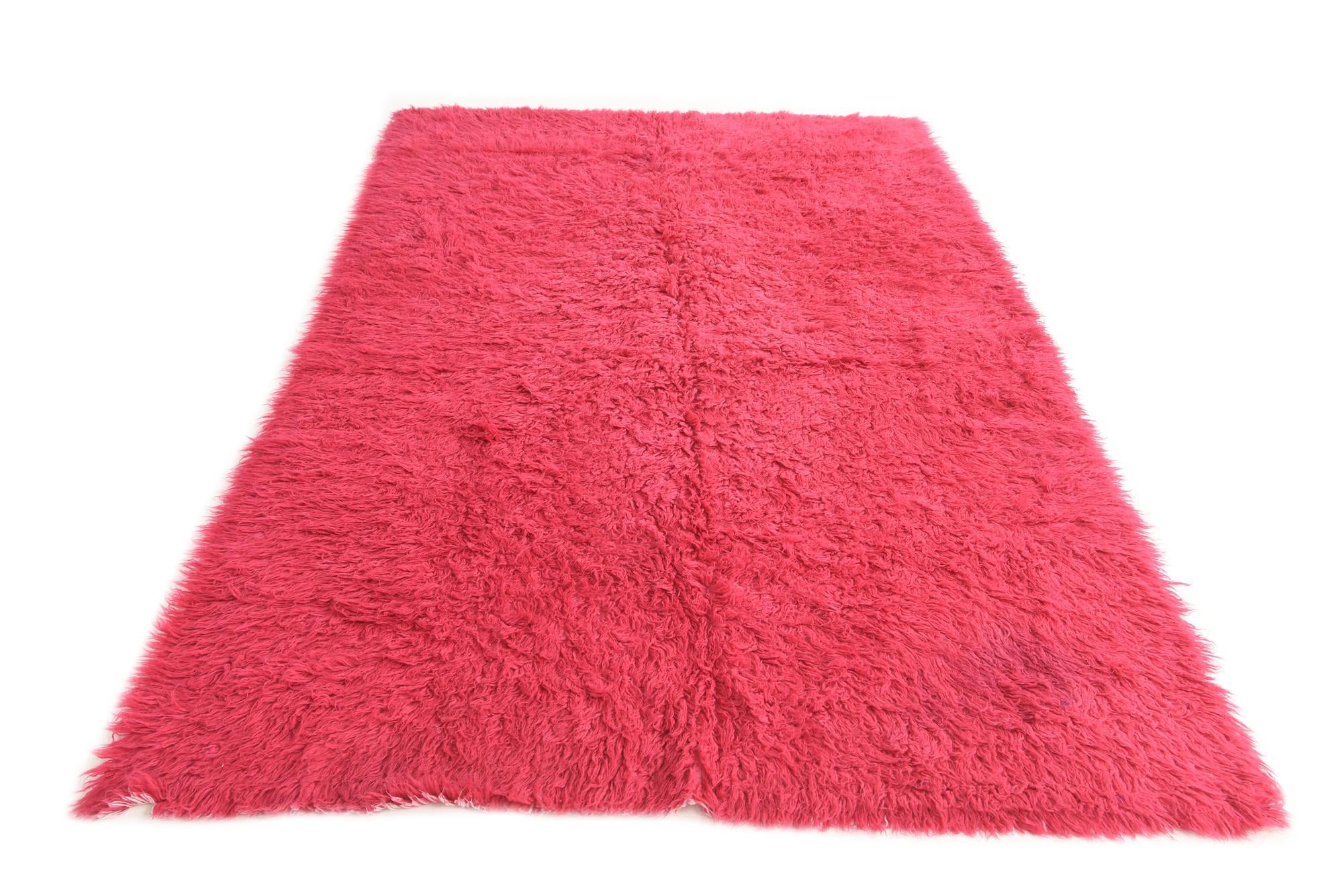 6' x 9' 3 Hand Knotted Moroccan Wool Rug