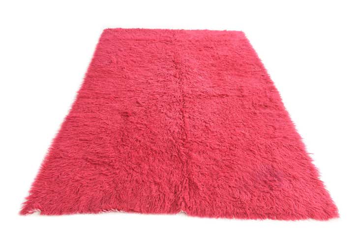 6' x 9' 3 Hand Knotted Moroccan Wool Rug