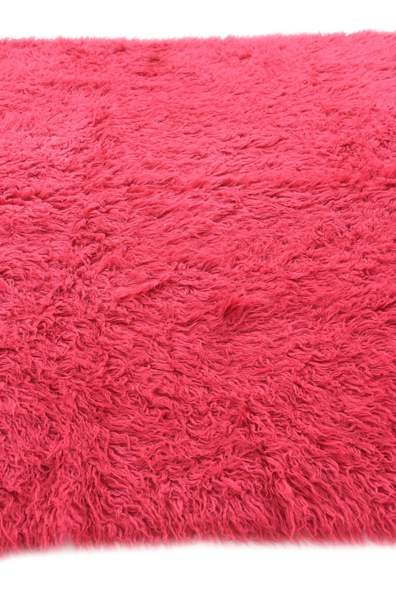 6' x 9' 3 Hand Knotted Moroccan Wool Rug