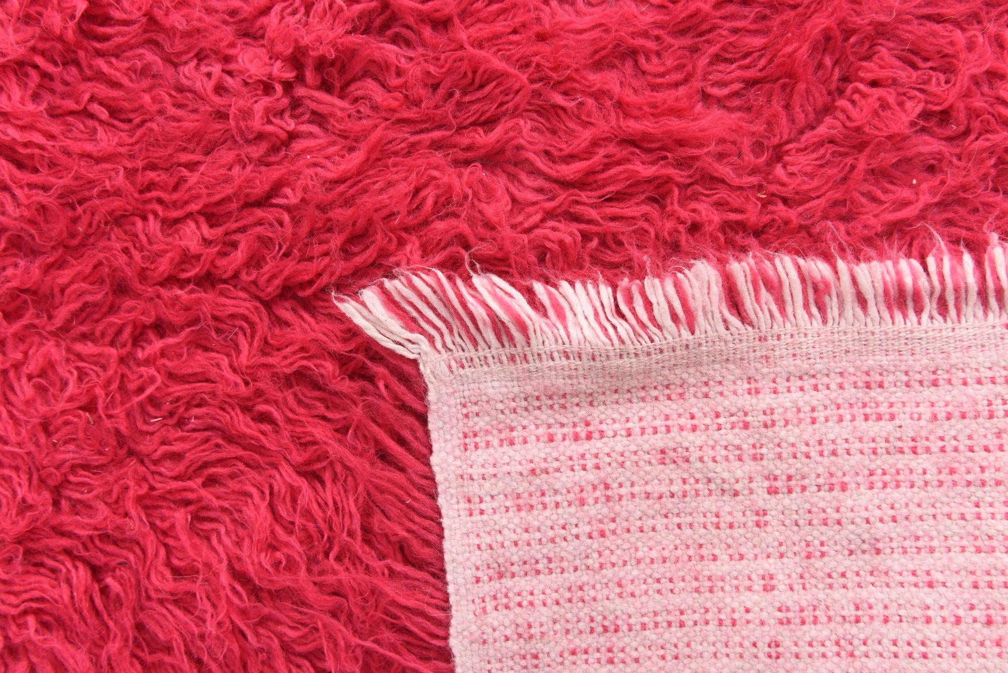 6' x 9' 3 Hand Knotted Moroccan Wool Rug
