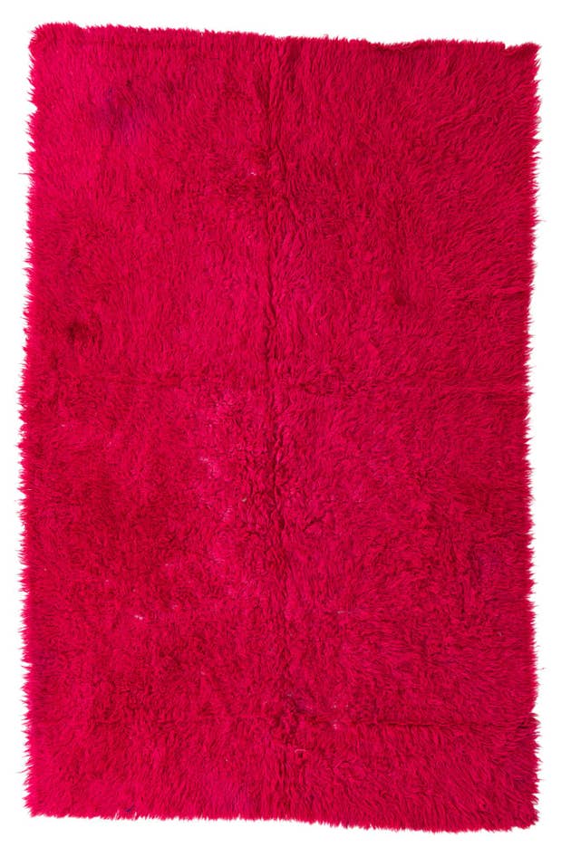 Detail image of 6' x 9' 3 Hand Knotted Moroccan Wool Rug
