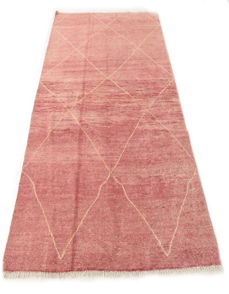 Detail image of 5' 7 x 7' 11 Hand Knotted Moroccan Wool Rug