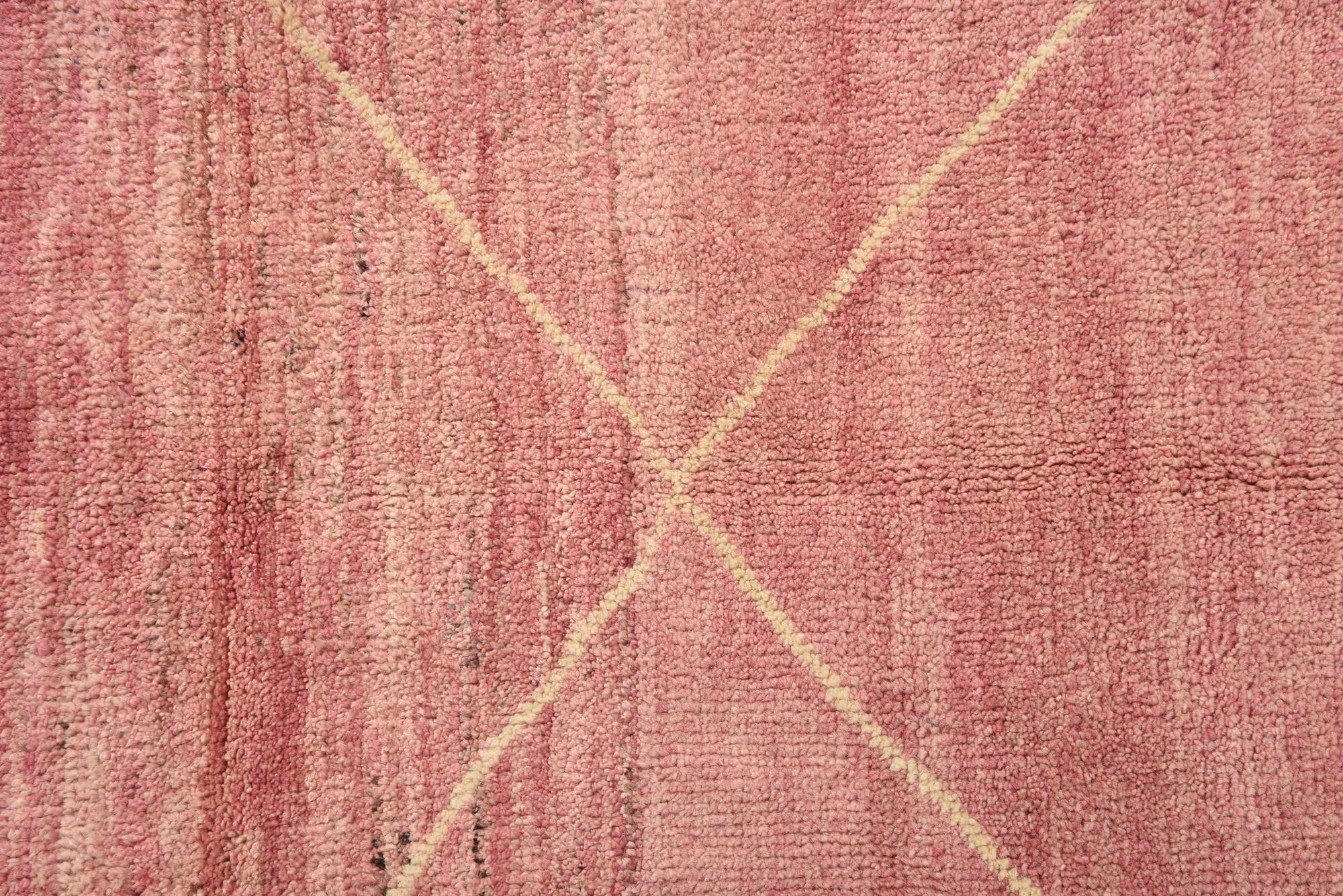 5' 7 x 7' 11 Hand Knotted Moroccan Wool Rug