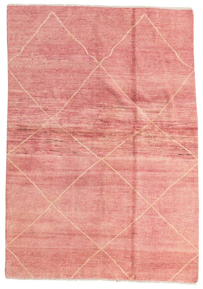Detail image of 5' 7 x 7' 11 Hand Knotted Moroccan Wool Rug
