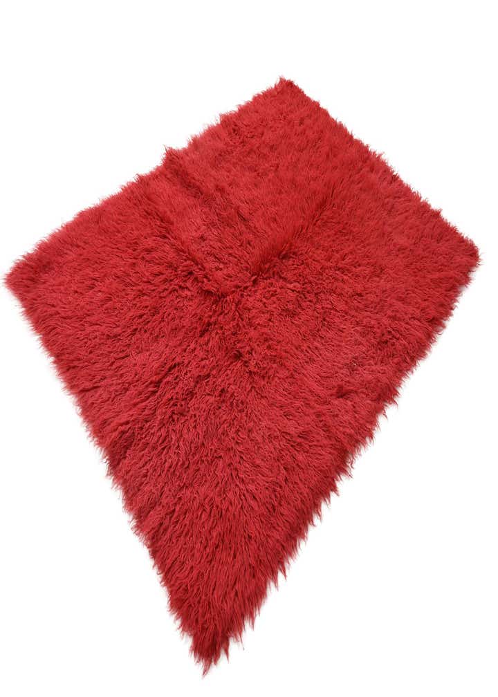 4' 8 x 6' 7 Hand Knotted Moroccan Wool Rug