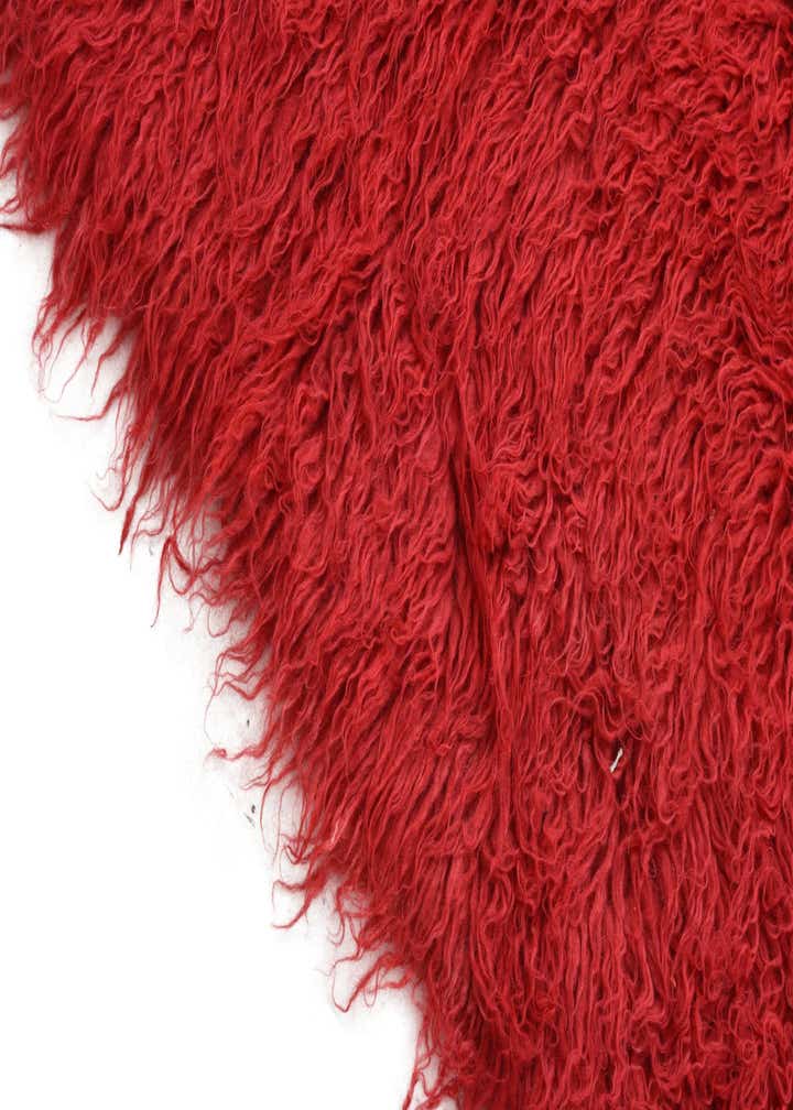 4' 8 x 6' 7 Hand Knotted Moroccan Wool Rug