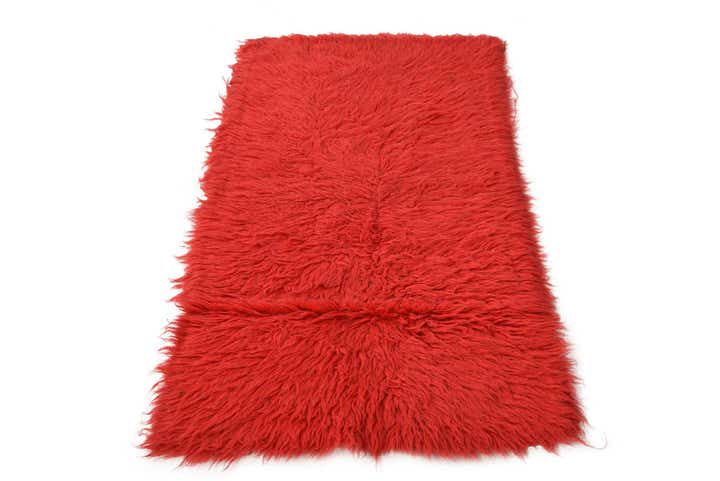 2' 4 x 4' 4 Hand Knotted Moroccan Wool Rug