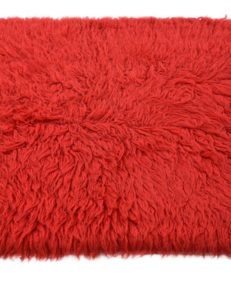 Detail image of 2' 4 x 4' 4  Hand Knotted Moroccan Wool Rug