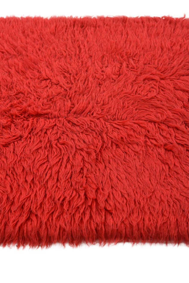 Detail image of 2' 4 x 4' 4 Hand Knotted Moroccan Wool Rug