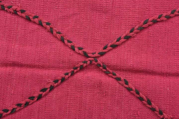 4' 6 x 6' 6 Hand Knotted Moroccan Wool Rug