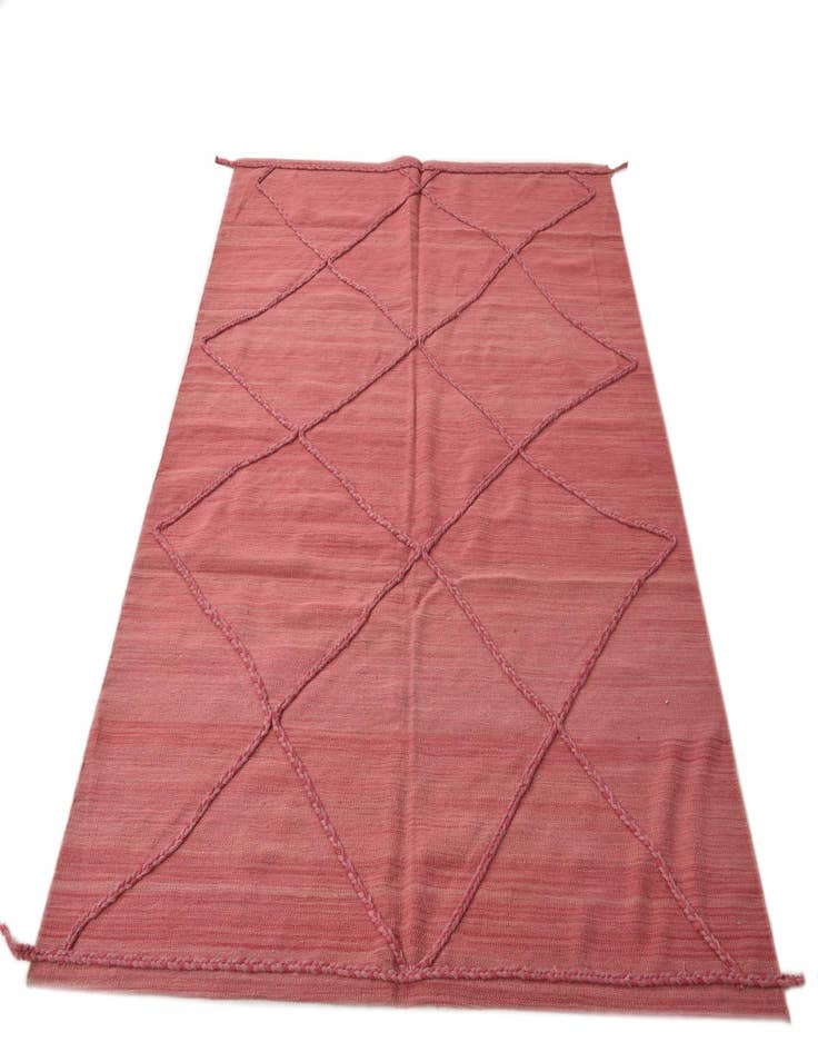 Detail image of 5' 8 x 7' 10 Hand Knotted Moroccan Wool Rug