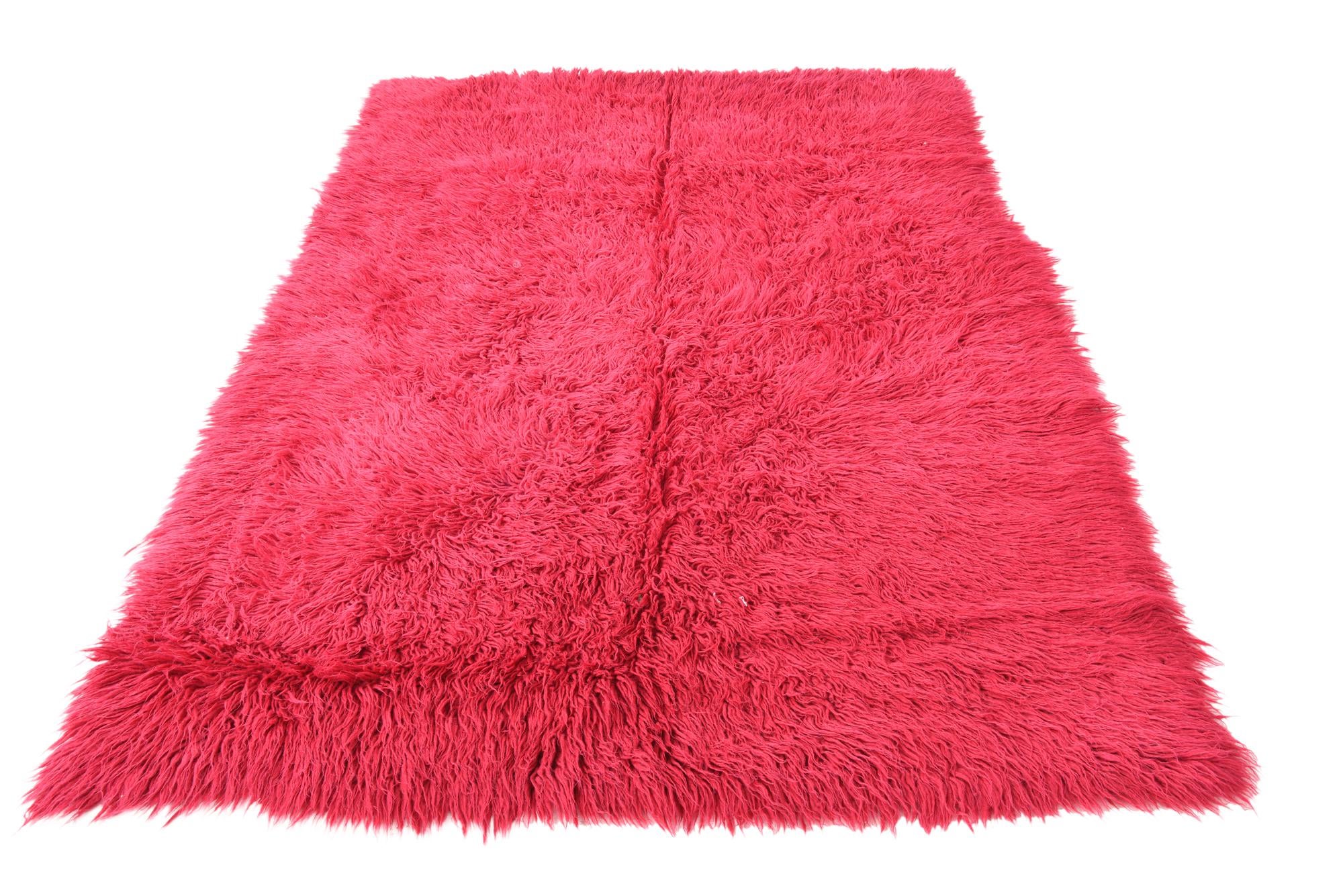 4' 4 x 6' 2 Hand Knotted Moroccan Wool Rug