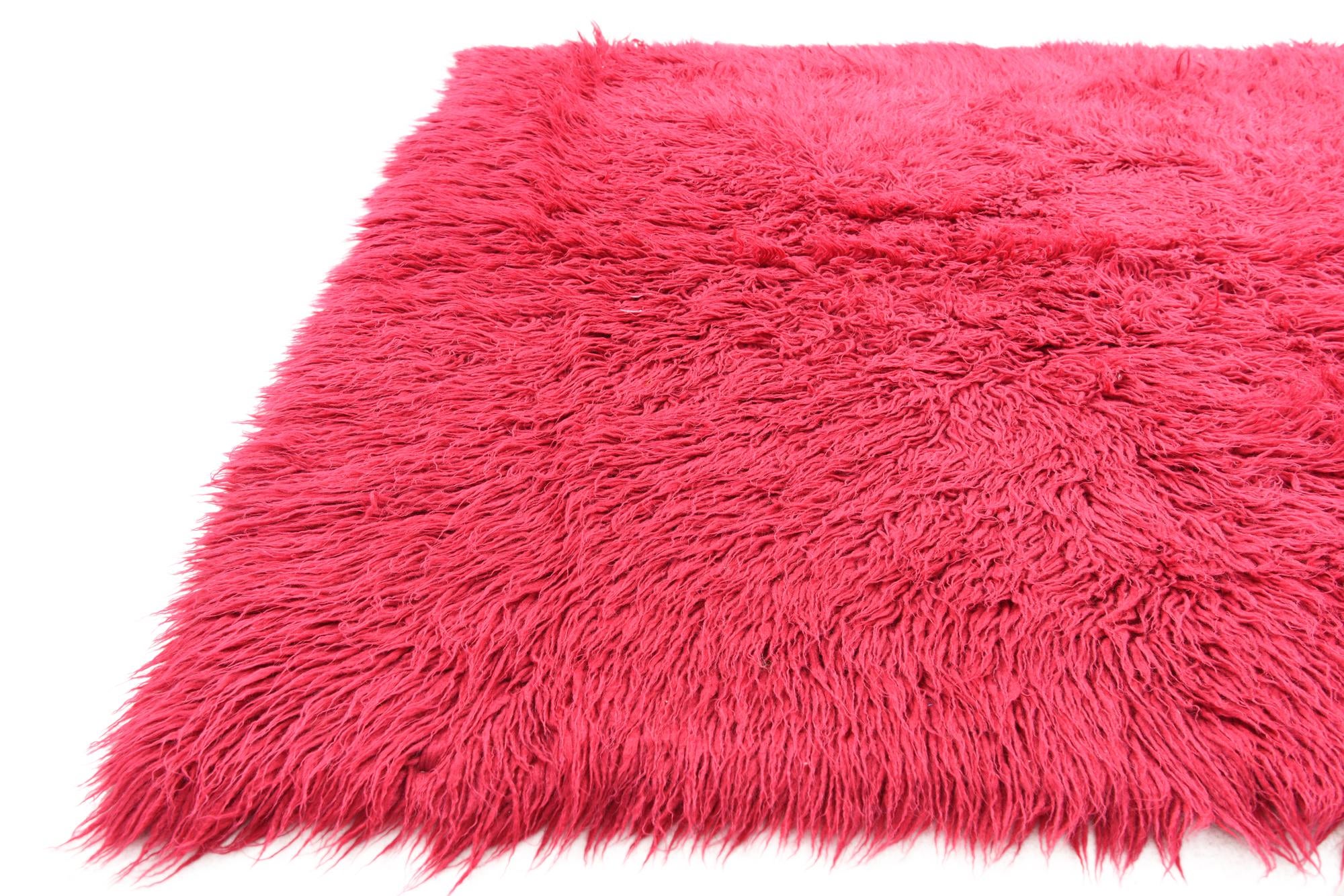 4' 4 x 6' 2 Hand Knotted Moroccan Wool Rug